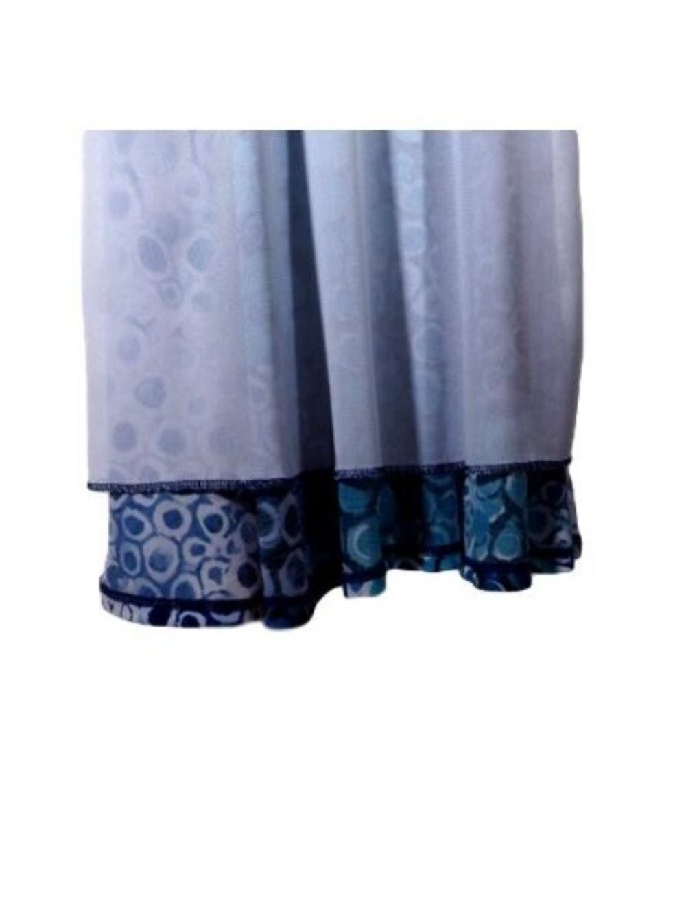 Papillon Blanc Dress Womens Size 4 P A Line Sleeveless Blue Black White Lined - Picture 10 of 10